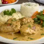 creamy garlic chicken featured image