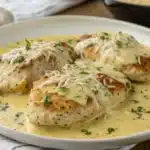 creamy garlic parmesan chicken featured image