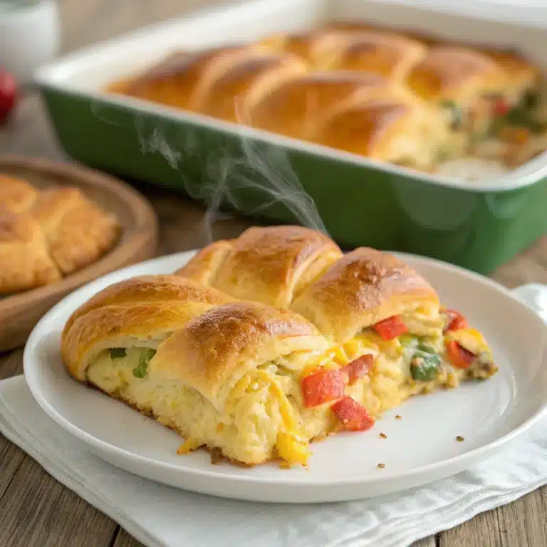 crescent roll breakfast casserole Serving