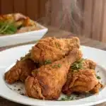 crispy fried chicken Serving