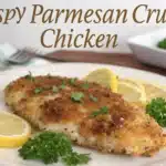 crispy parmesan crusted chicken featured image