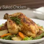 easy baked chicken featured image