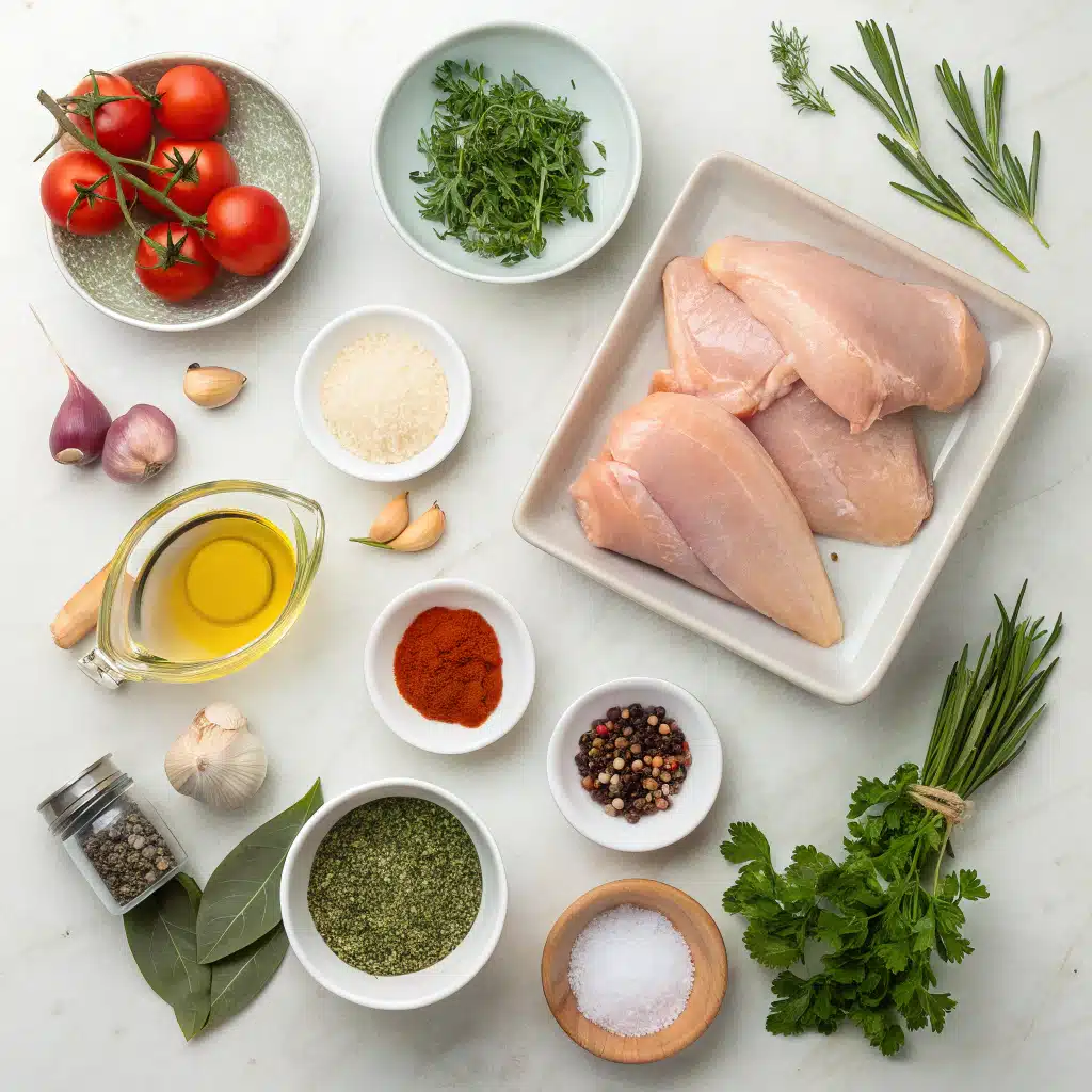 Easy baked chicken ingredients