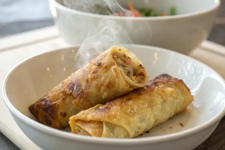 egg roll in a bowl featured image