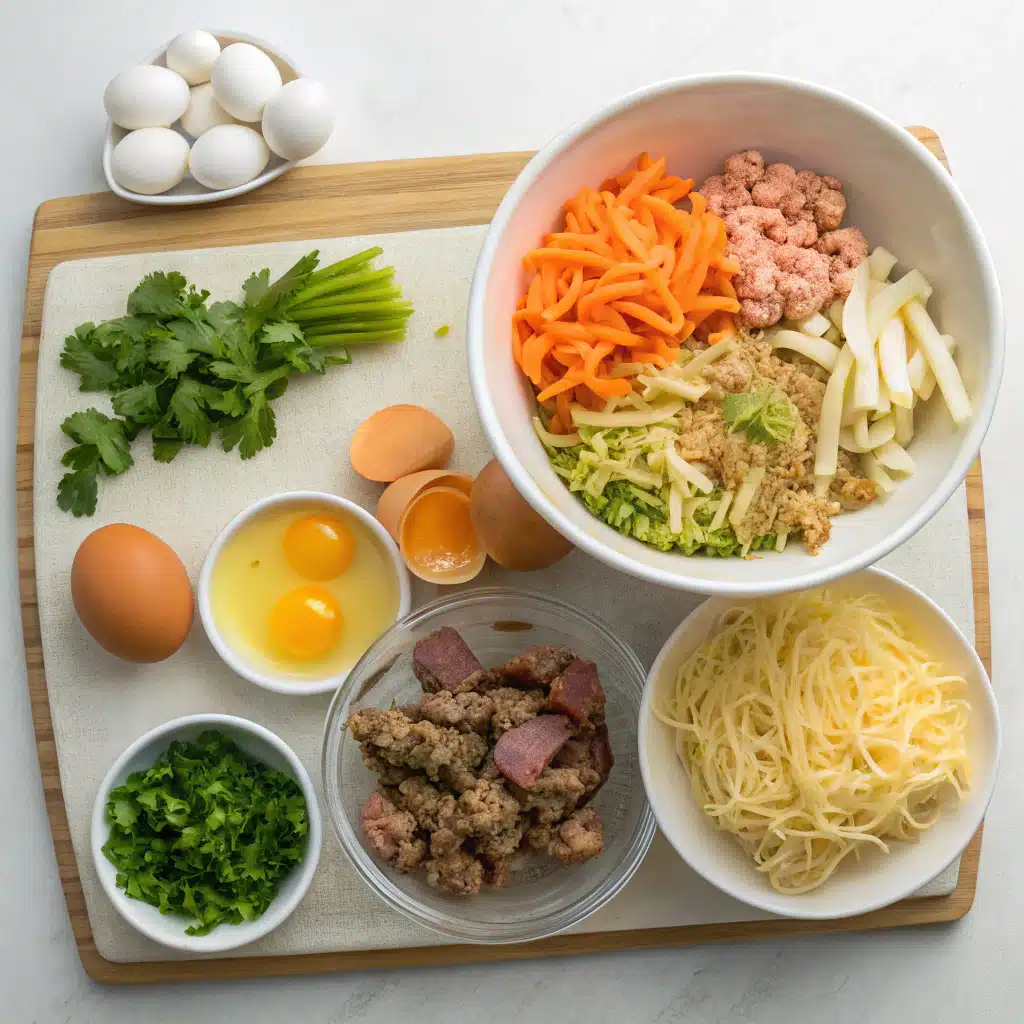 egg roll in a bowl ingredients