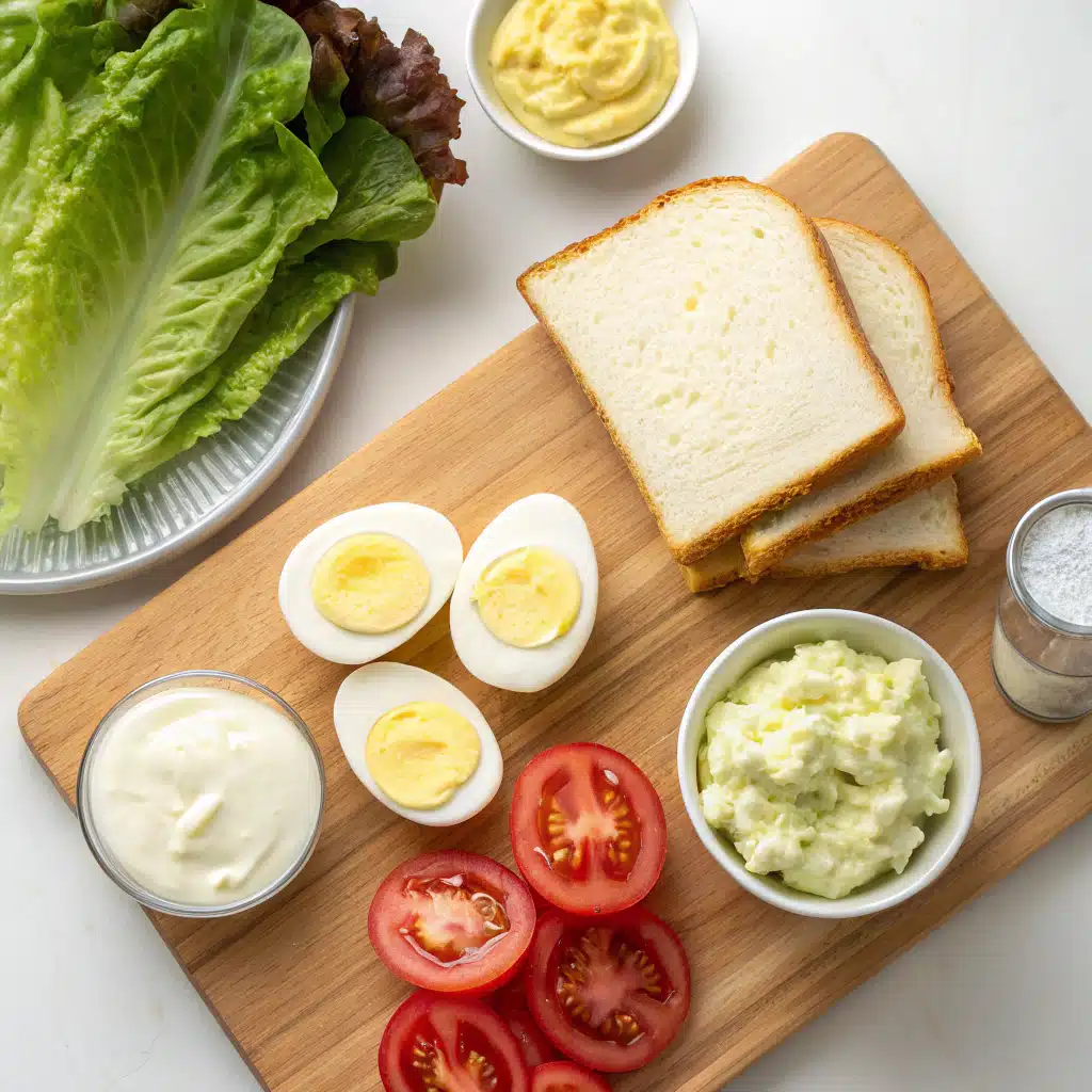 egg salad sandwich ingredients