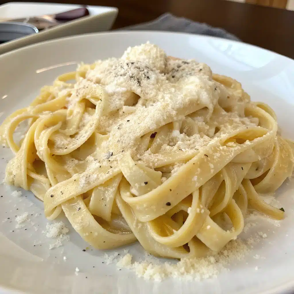 fettuccine alfredo Serving