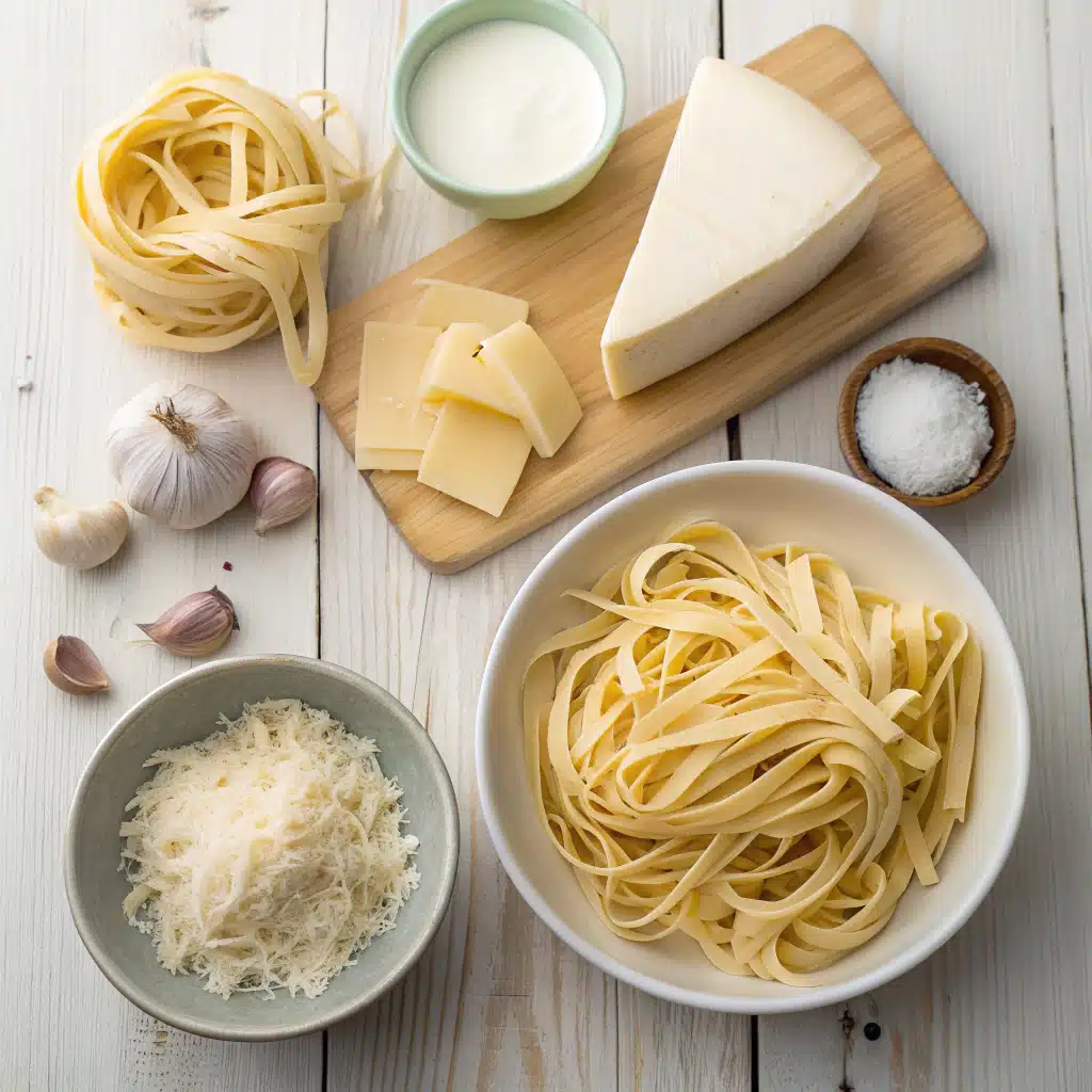 fettuccine alfredo ingredients