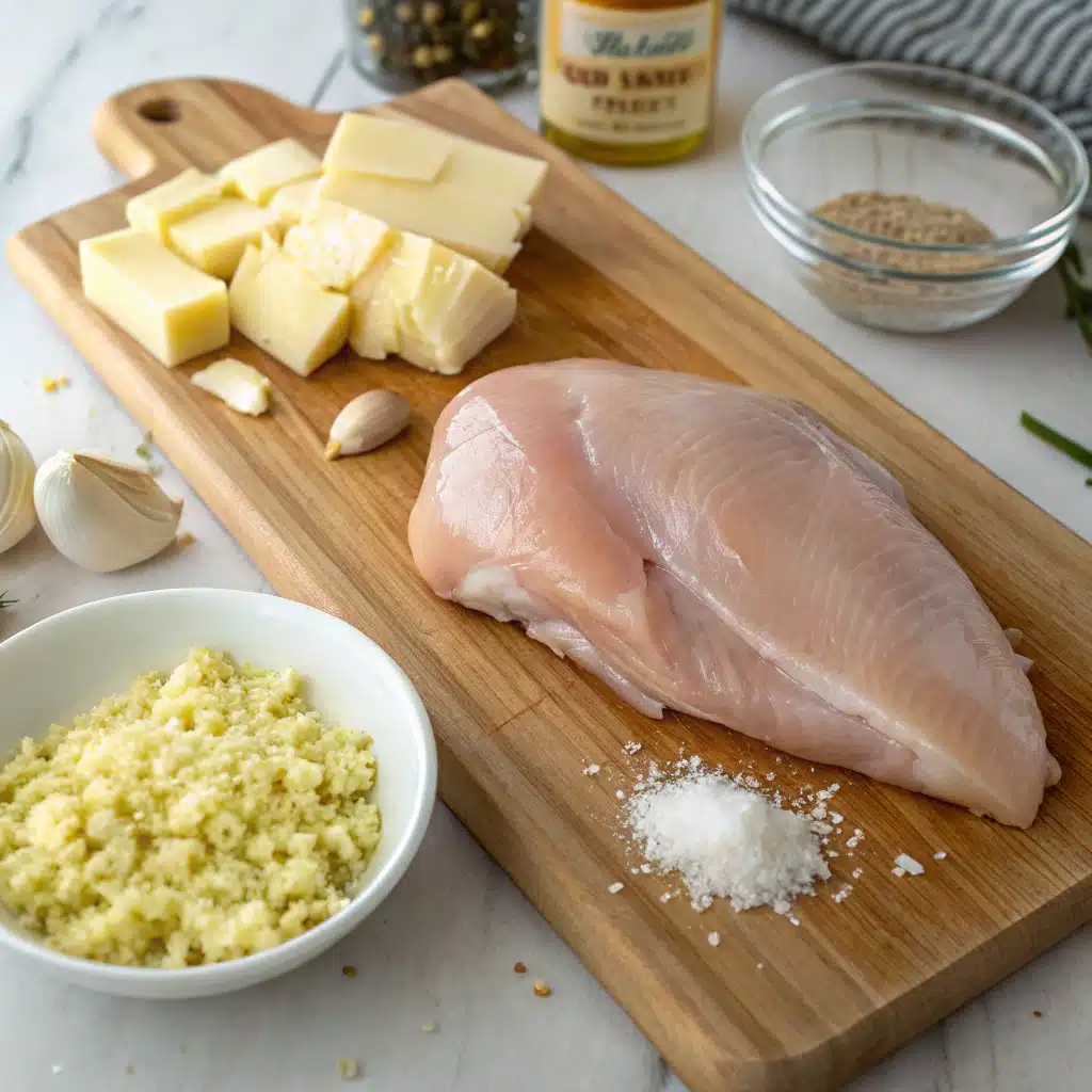 garlic butter chicken breast First Step