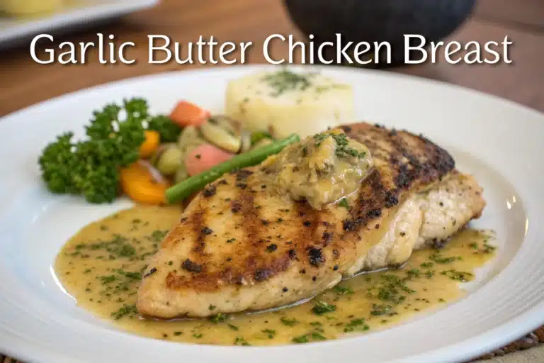 garlic butter chicken breast featured image