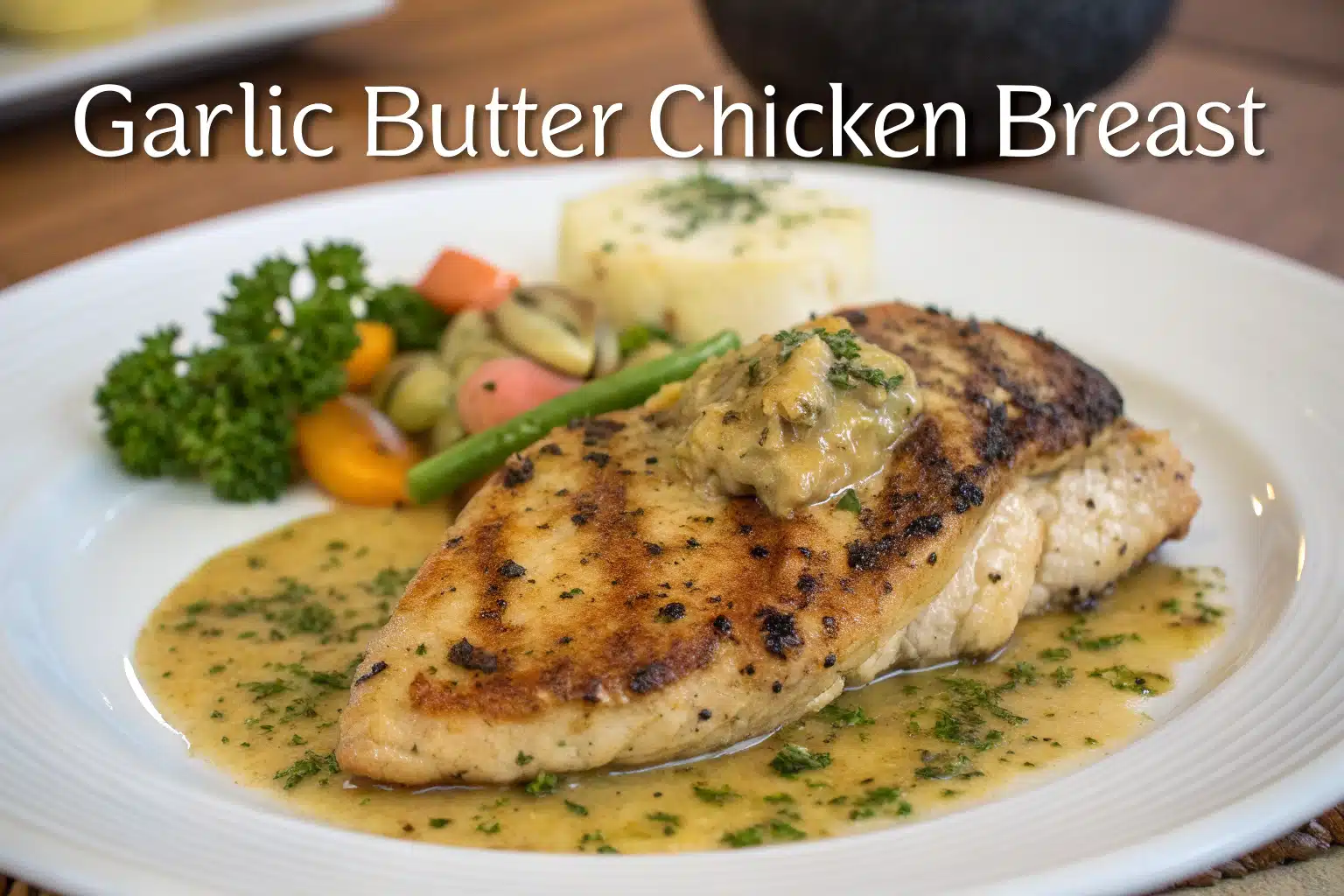 garlic butter chicken breast featured image