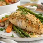 garlic parmesan baked chicken featured image