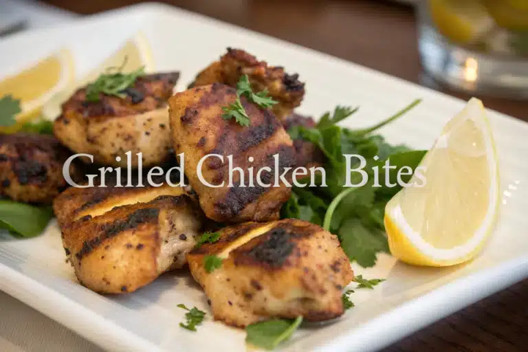 grilled chicken bites featured image