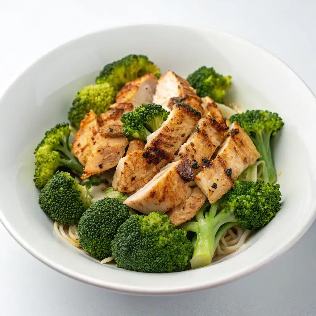 Grilled Chicken Broccoli Bowl Serving