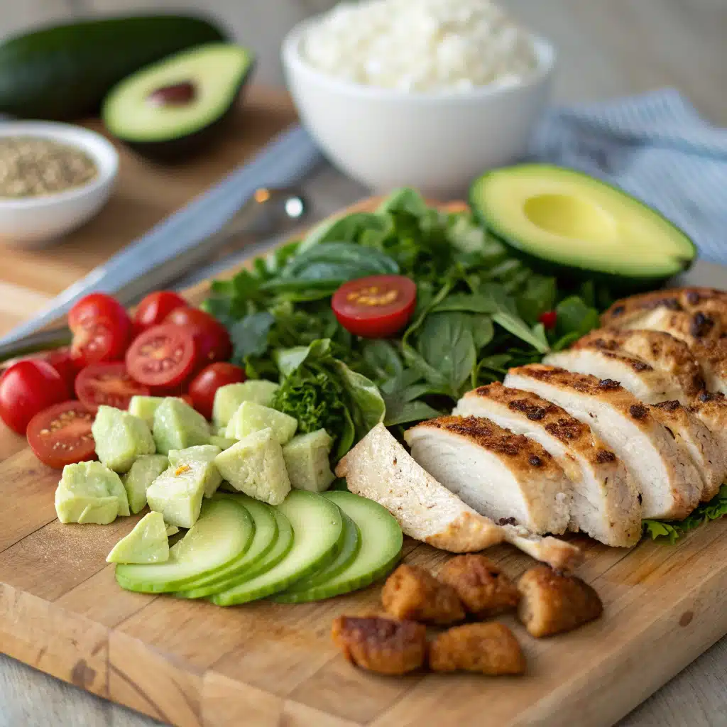 grilled chicken salad ingredients