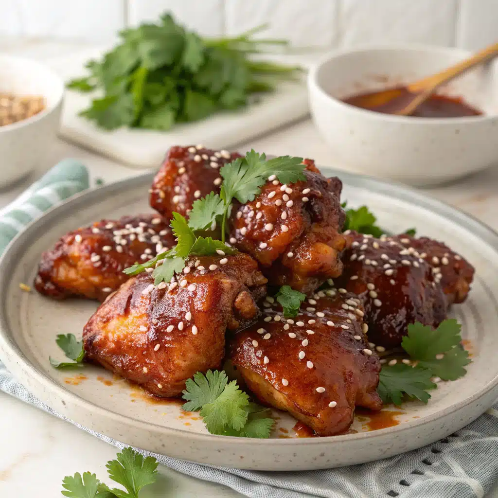 huli huli chicken Serving