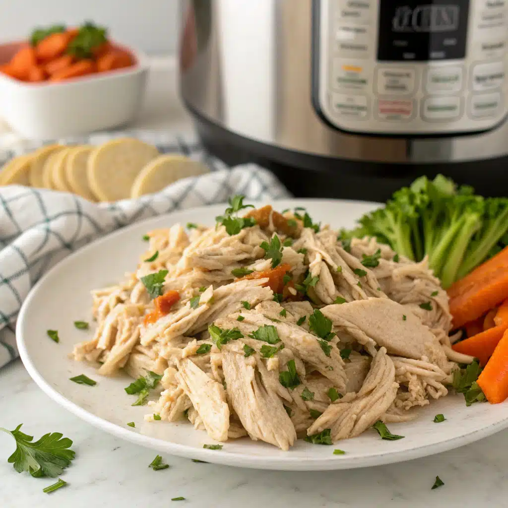 instant pot shredded chicken Serving