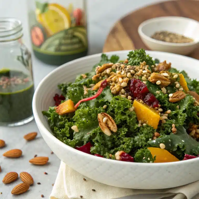 kale crunch salad Serving