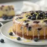 lemon blueberry cake featured image