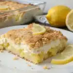 lemon cream cheese dump cake featured image