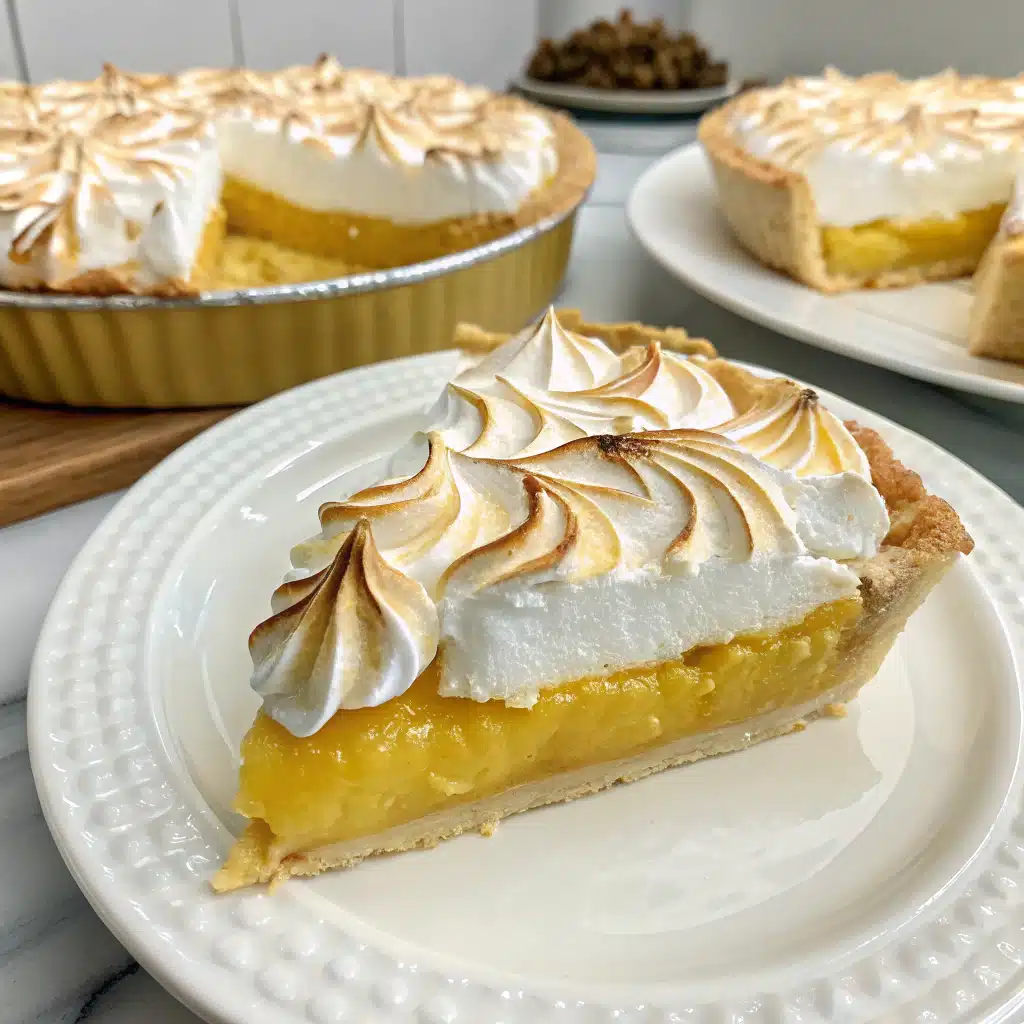 lemon meringue pie Serving