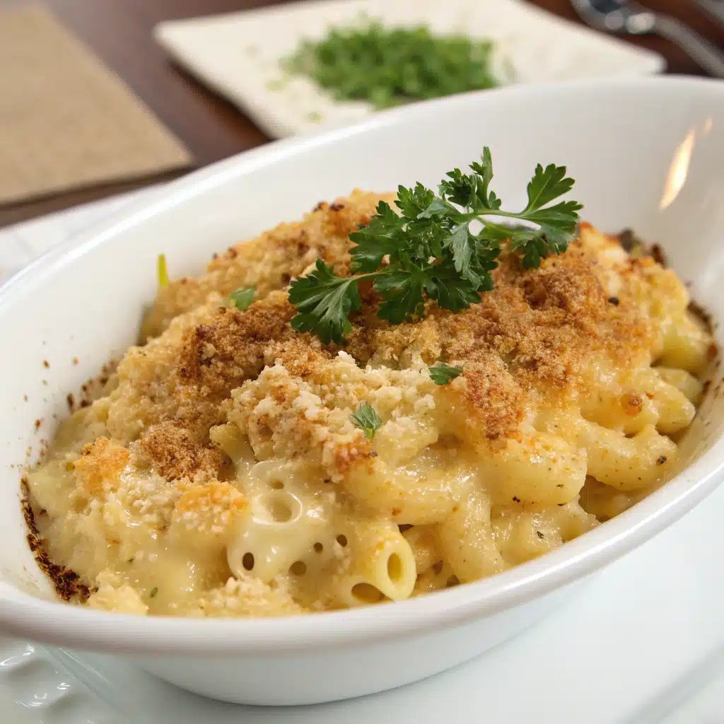 macaroni and cheese Serving