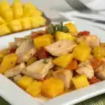 mango pineapple chicken featured image