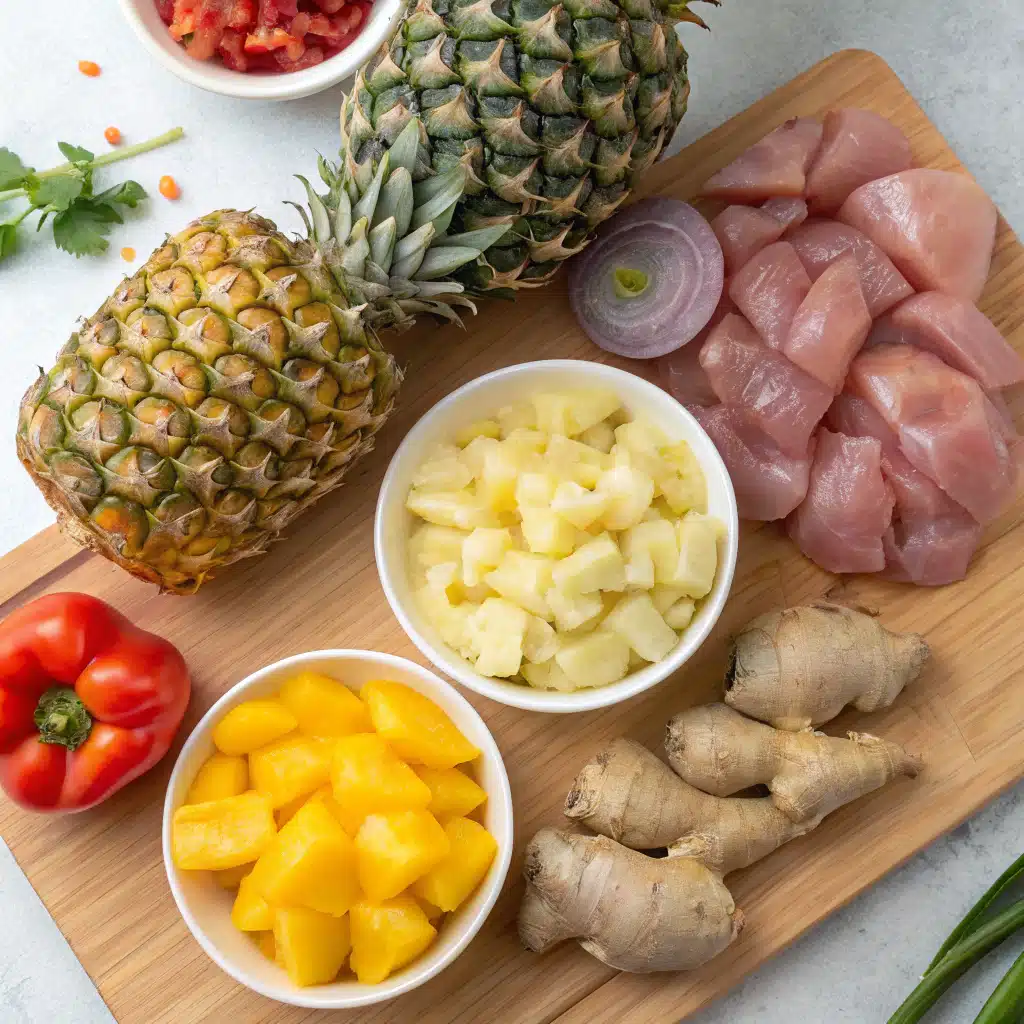 mango pineapple chicken ingredients