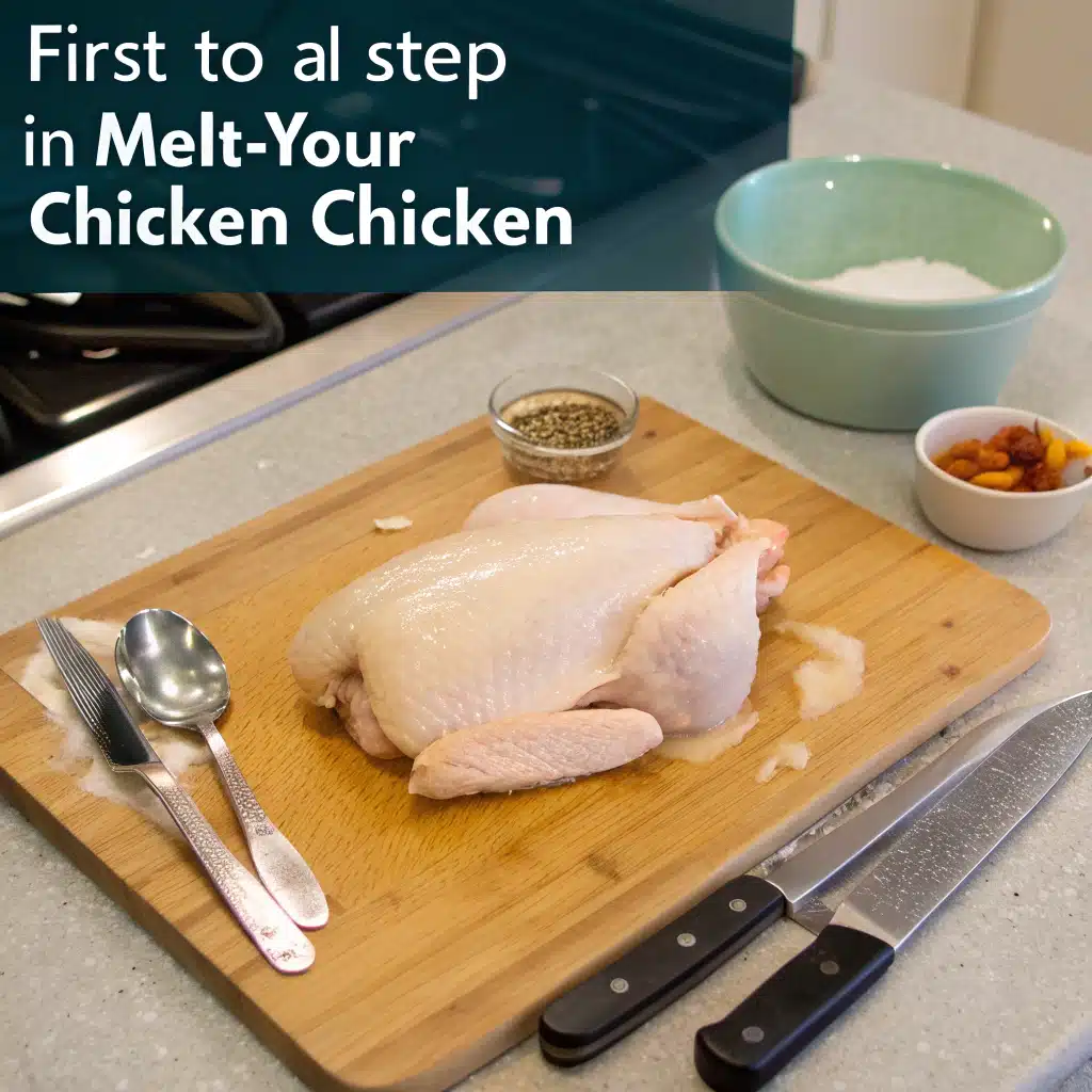 melt in your mouth chicken First Step
