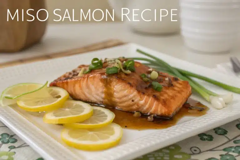 miso salmon recipe featured image