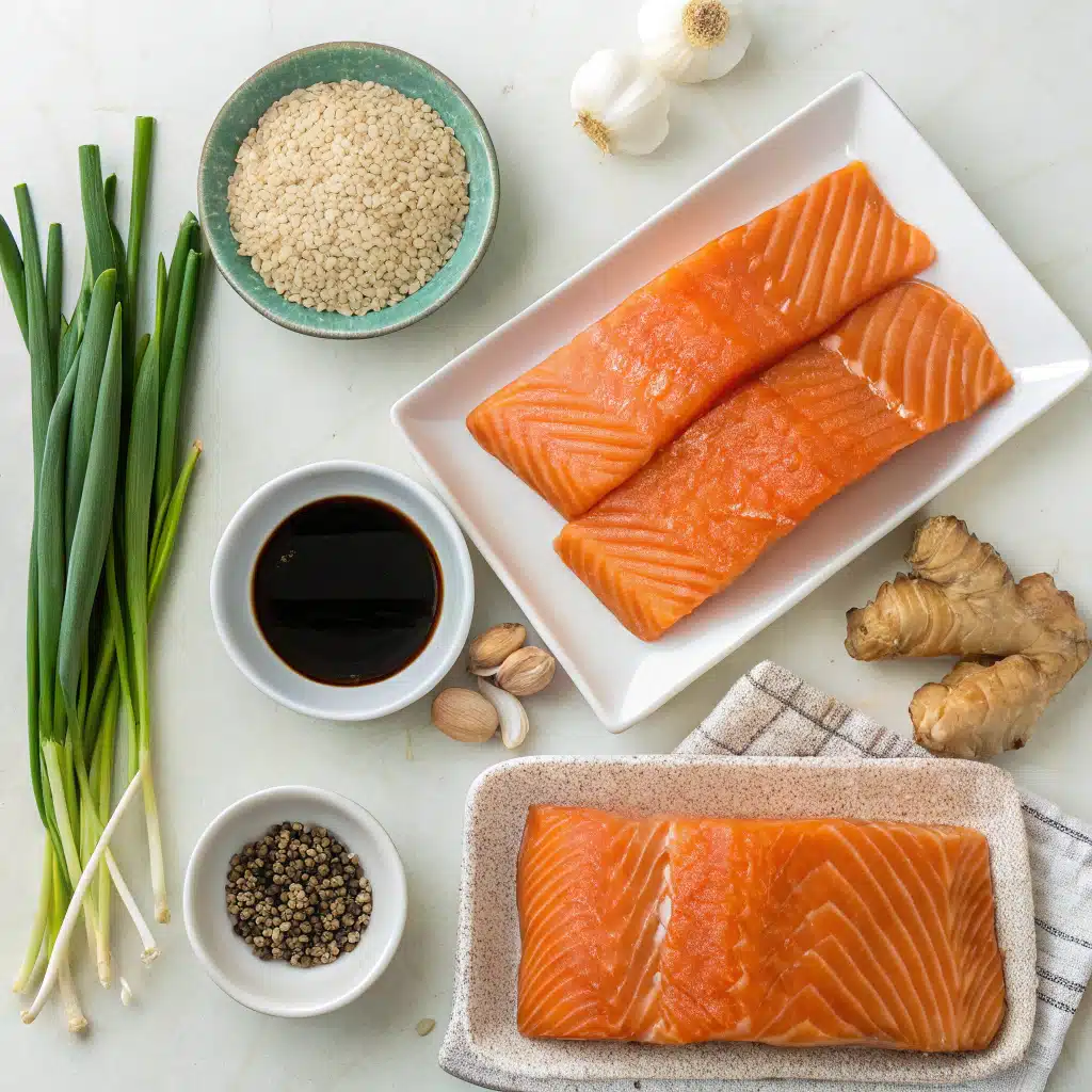 Miso salmon recipe ingredients
