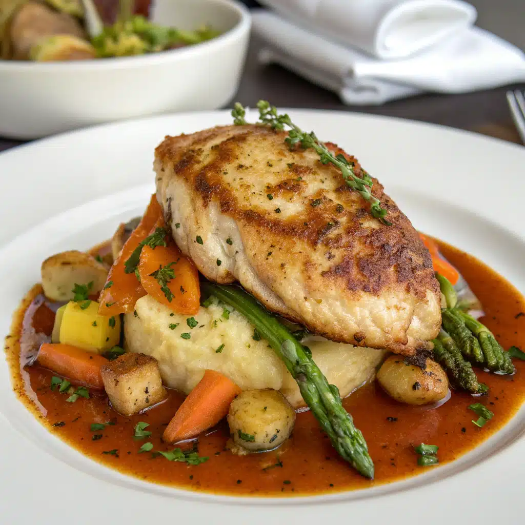 Morton's steakhouse chicken christopher Serving