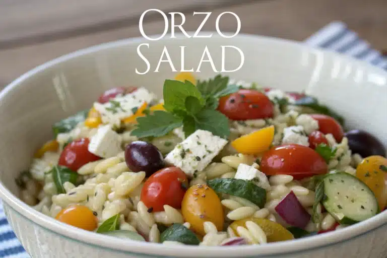 orzo salad featured image