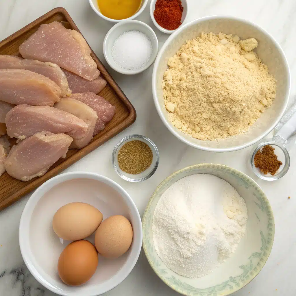Oven fried chicken ingredients