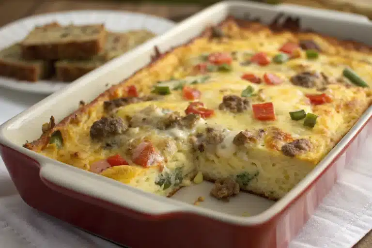 overnight breakfast casserole featured image