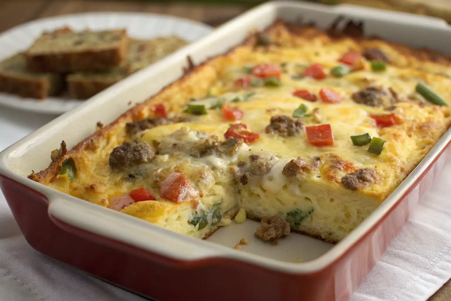 overnight breakfast casserole featured image