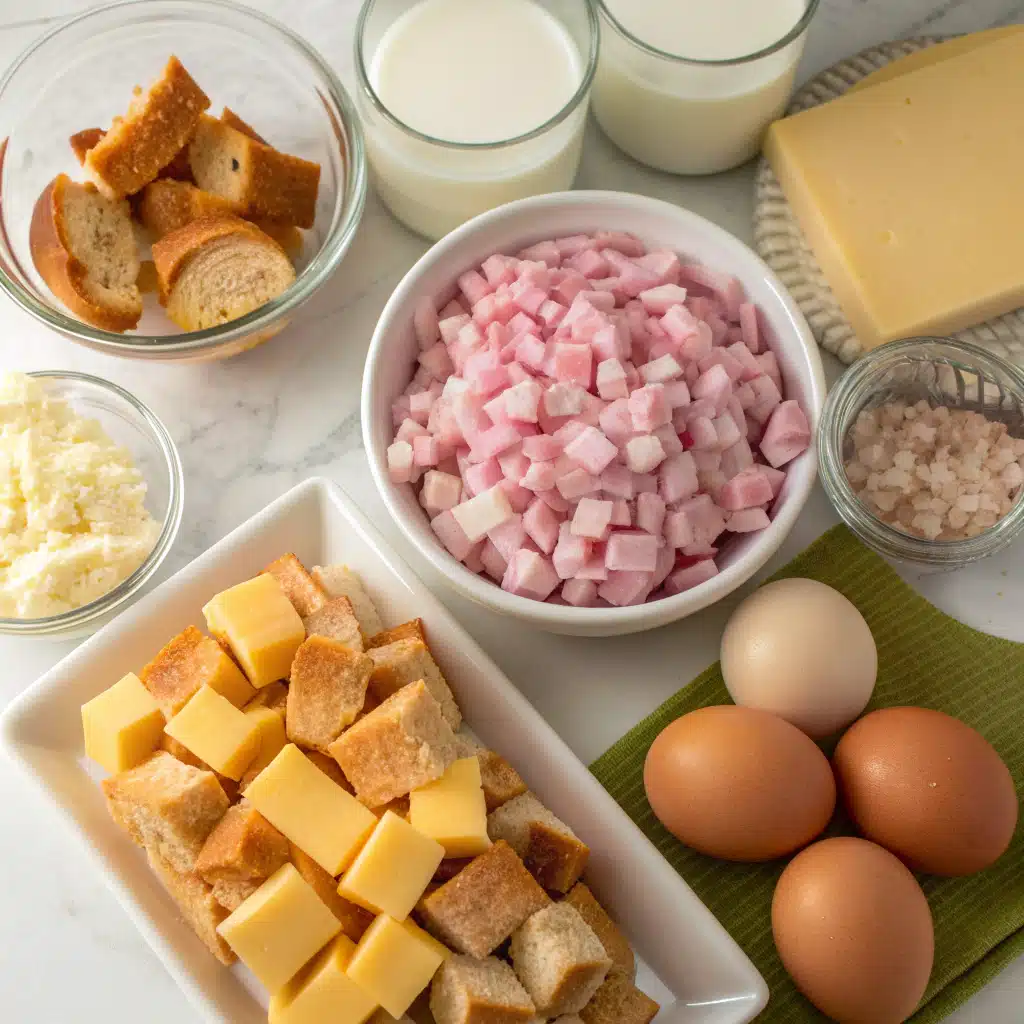 overnight breakfast casserole ingredients