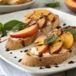 peach bruschetta featured image