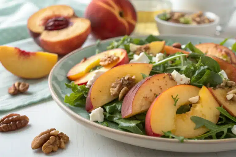 peach salad featured image