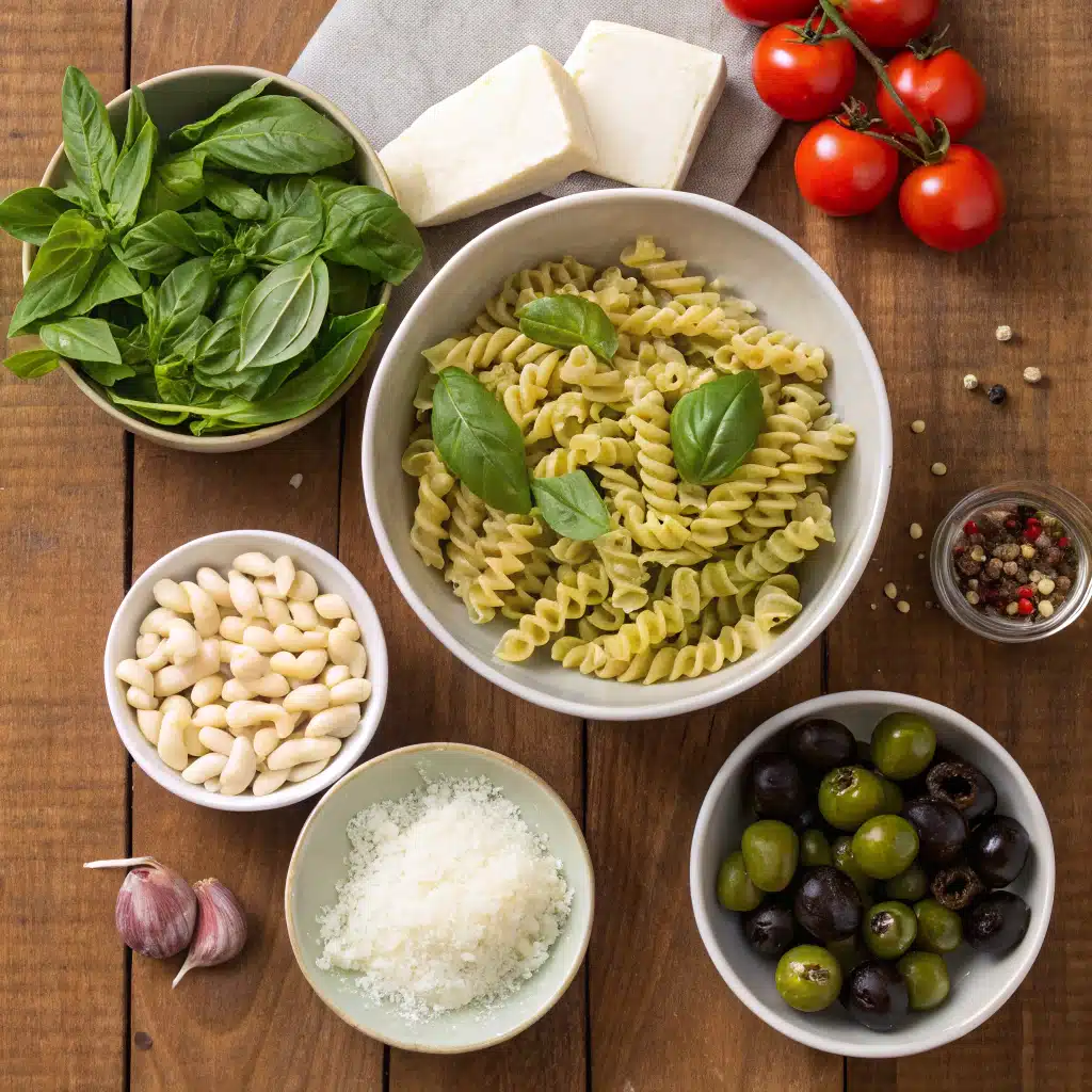 pesto pasta salad ingredients