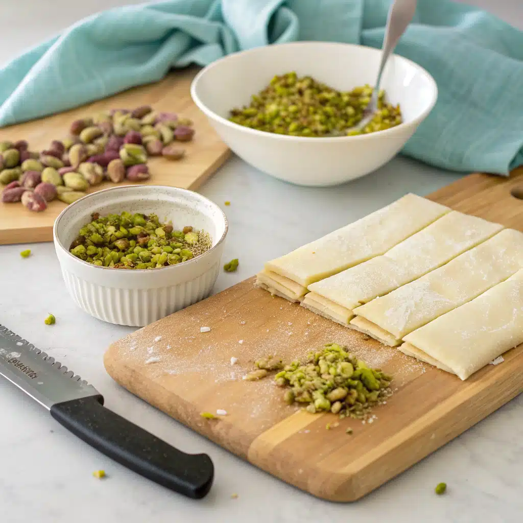 pistachio baklava First Step