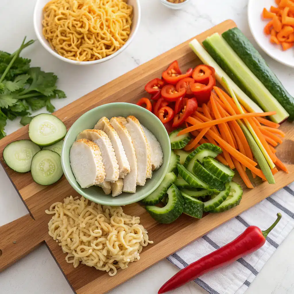 Ramen noodle salad ingredients