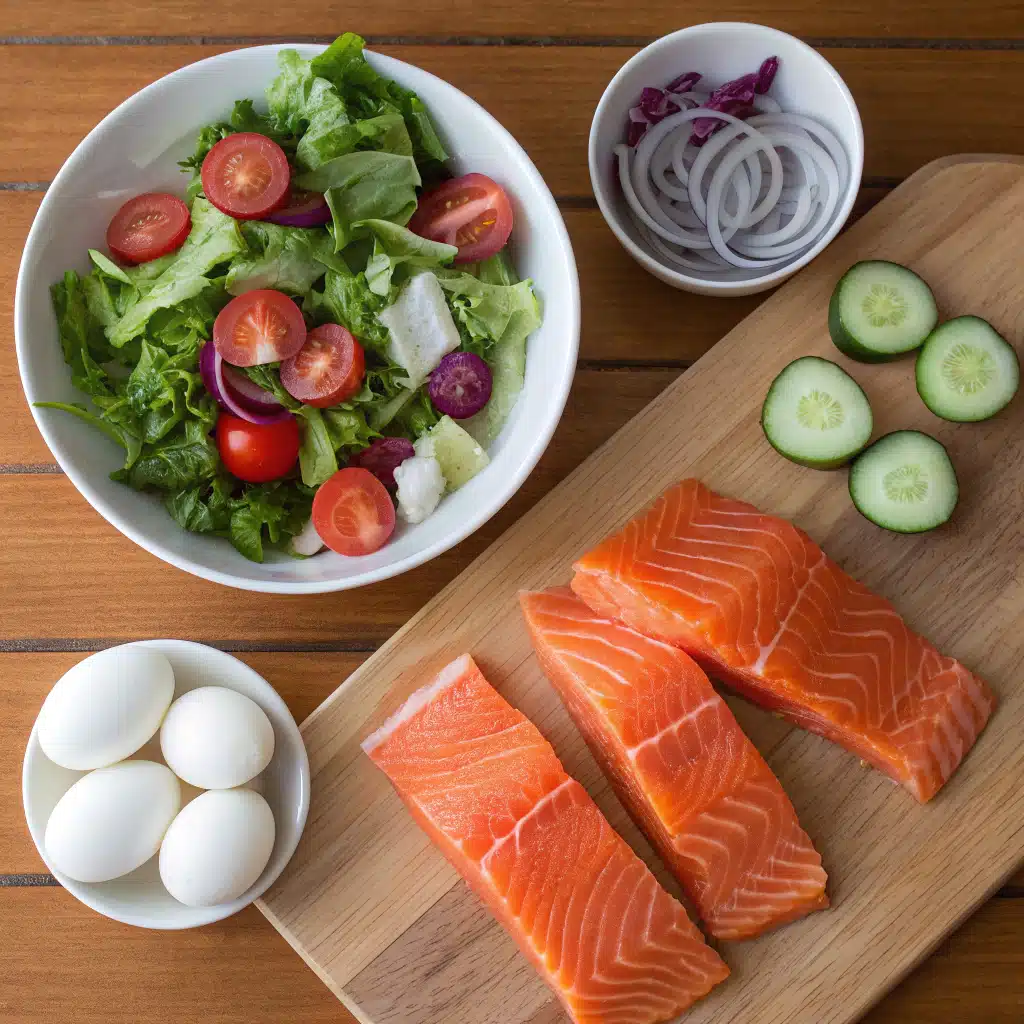 salmon salad ingredients