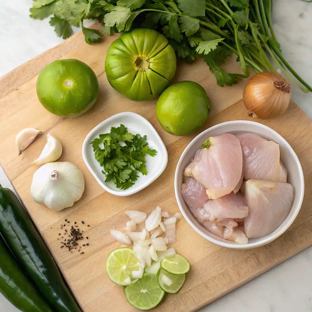 Salsa Verde Chicken Ingredients