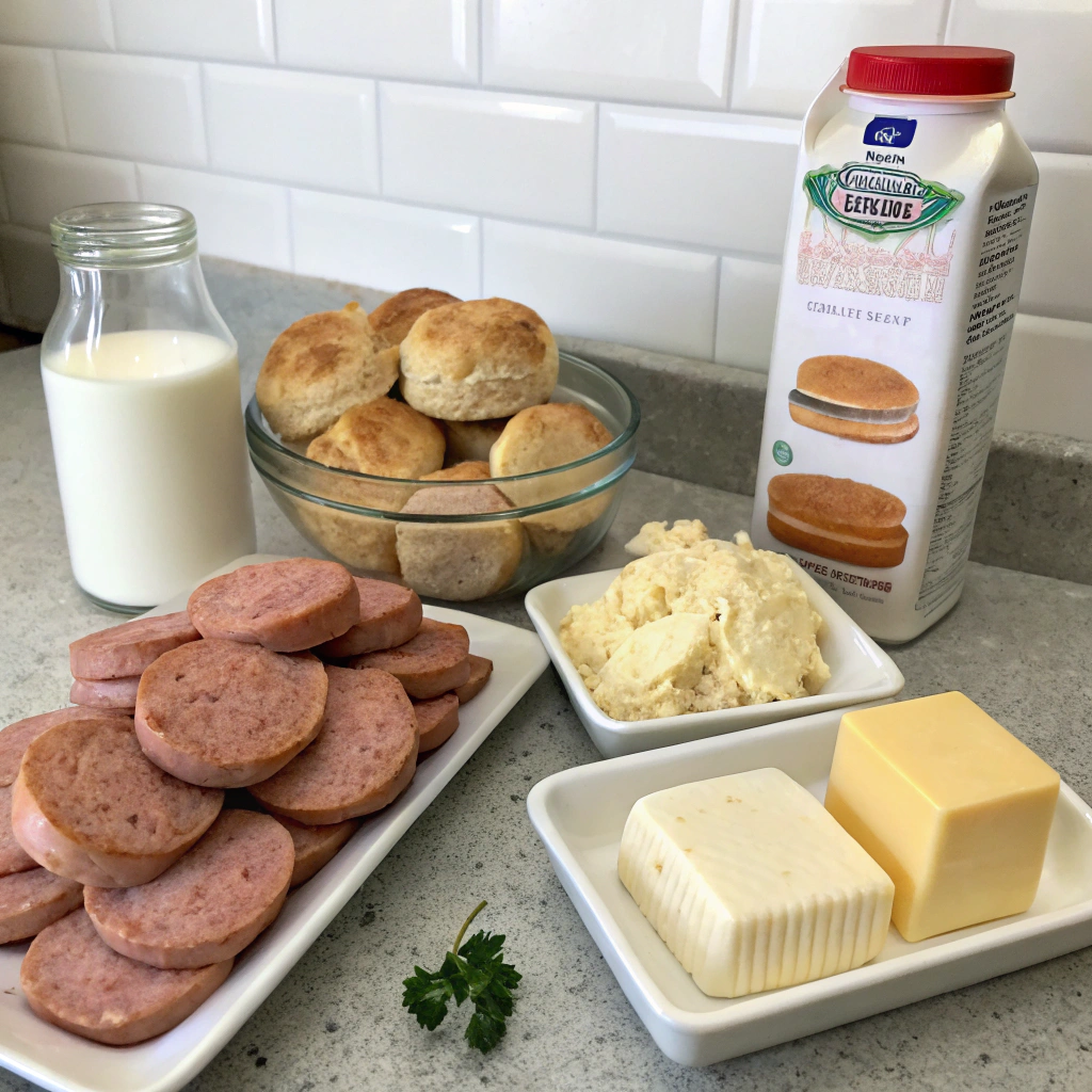 Sausage biscuits ingredients