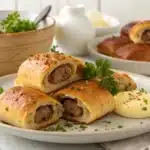sausage breakfast rolls featured image
