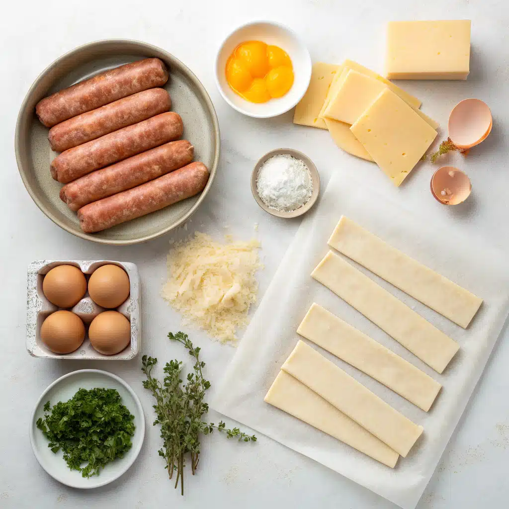 sausage breakfast rolls ingredients