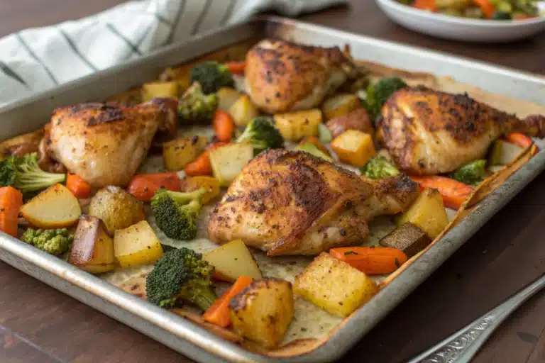 sheet pan chicken and potatoes featured image