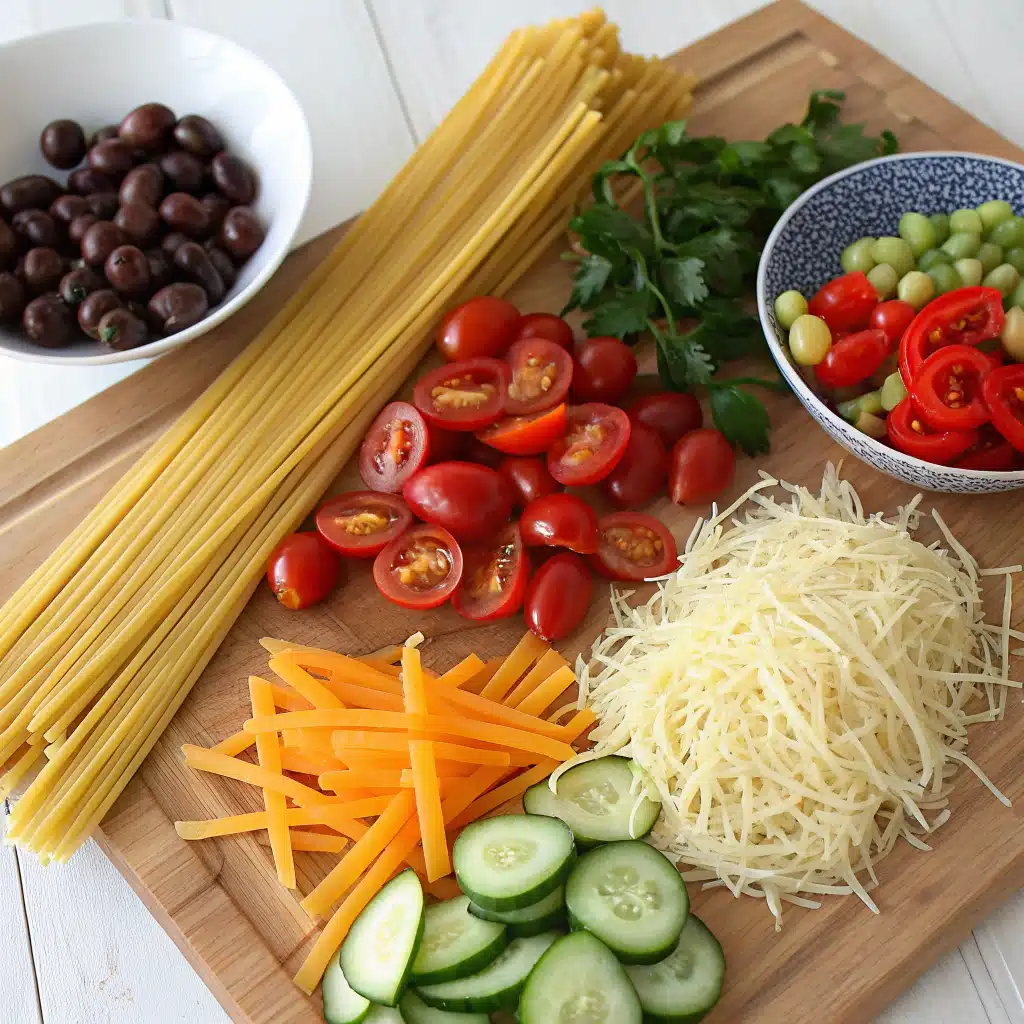spaghetti pasta salad ingredients