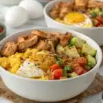 spicy chicken breakfast bowls featured image